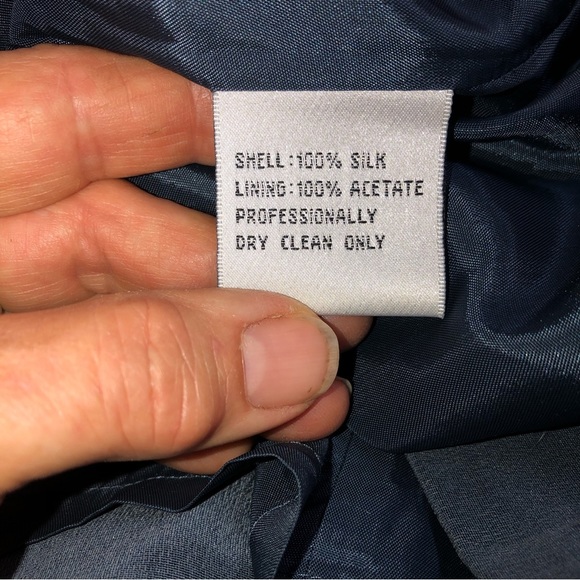 Chaus Dress Silk Sheath Classic V Neck Lined Business Career - Picture 5 of 8